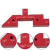 14PCS Precision Aluminum Setup Blocks for Router Table Setup Bars Height Gauge