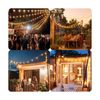 Mlambert 300Ft(3x100Ft) LED Outdoor String Lights Dimmable Waterproof G40 Glo...