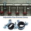 sourcing map 12 Pcs Split Ring Pipe Hanger, 25mm/0.99inch Adjustable Pipe Bracket Clamp Wall Ceiling Mount Pipe Strap Support for Plumbing Drainage Pipe Tube
