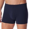 Uncover by Schiesser Men's Boxer Shorts with Soft Cuffs Cotton Stretch Underwear, Dark Blue_181750