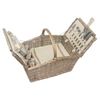 Vanilla Leisure Double Lidded 4 Person Picnic Hamper