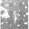 Clear Non-Slip Pebble Design Bath Mat
