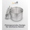 AceCamp 1683 Saucepan 12 Litres Silver