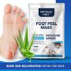 Pedicure Grade Foot Masks That Remove Dead Skin | Smooth and Soften Foot Peel mask for Dry Cracked feet Premium | Imperial Feet