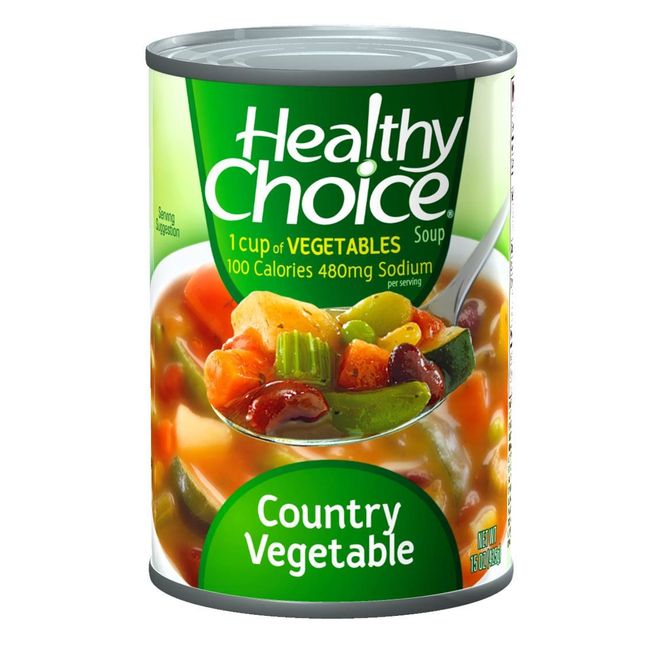 Healthy Choice Country Vegetable Soup, 15-Ounce Cans (Pack of 12)