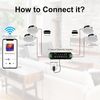 4 Speakers 6.5’’ Bluetooth Ceiling / Wall Speaker Kit, Flush Mount 2-Way Home