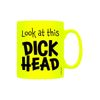 Grindstore Look at This D*ck Head Yellow Neon Mug