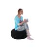 Pouffe Foot Stool Bean Bag With Beans Black