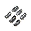30 Pieces Hair Extensions Clips Wig Clips 28mm U-Shape Snap Comb Clips with Silicone Back (Black)