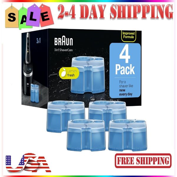Braun Clean & Renew Refill Cartridges CCR - 4 Pack
