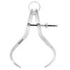 Groz 01412 6" Spring Outside Caliper, Matte Finish, with Solid Nut