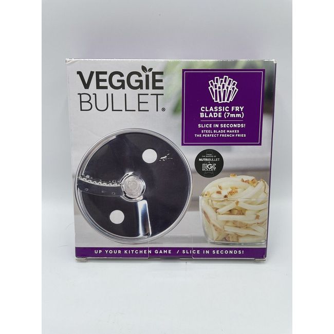 Veggie Bullet Classic Fry Blade 7 mm From The Makers of Nutri Bullet NEW