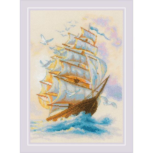 Riolis Counted Cross Stitch kit 2128 Wandering Wind, Beige