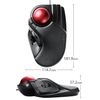 erekomu Trackball Mouse Wired 大玉 8 Button Tilt Function Black Medium - ht1urxbk