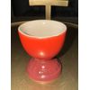LE CREUSET  FOOTED EGG CUPS   CERISE / Red  NEW