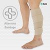 Juzo Reversible Versatile Support 30-60mmHg Calf Compression Wrap, Beige, XL Long