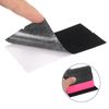 sourcing map 10pcs Vinyl Squeegee Fabric 4 Inch Pre-Cut Self-Adhesive Microfiber Replacement Felt for Squeegee Application Tool, Black
