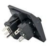 SEAFLO 3-Way Bilge Pump Panel Switch MAN-OFF-AUTO Rocker Switch 12V/24V 15A