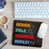 Shopagift Engineering Mouse Mat Pad Design Build Engineer Repeat 24cm x 19cm