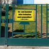 Self Adhesive High Voltage Danger Warning/Life 245X210 mm