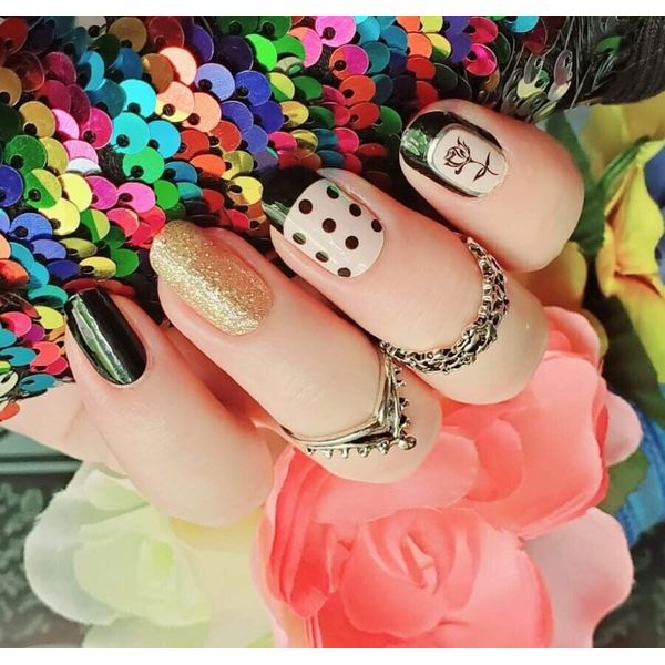 Color Gel  Nail Polish Strips .  ZJ178.   Read Description Below