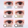 Neosight One Day Ring UV Mauve Brown [PWR] -6.00 30 Sheets