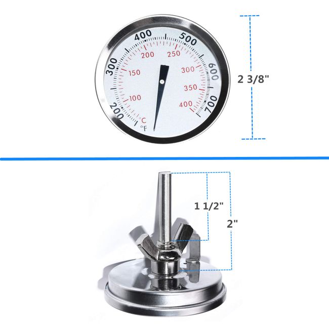 3 in. Stainless Steel Replacement Temperature Gauge
