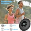 CD Player Portable, Discman with Stereo Earbuds and Bluetooth Output, Anti-Skip