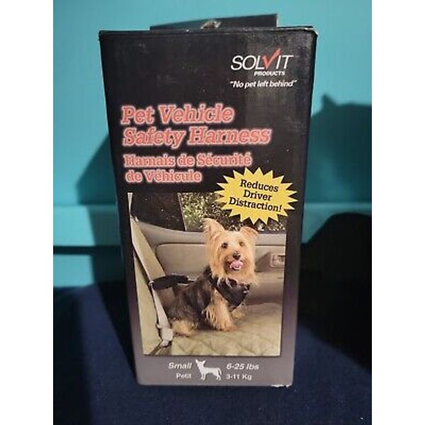 Solvit Pet Vehicle Safety Harness Size Small 6-25 Pounds