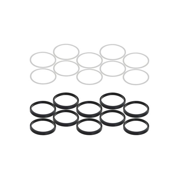 Gaona GA-NE008 GA-NE008 Washer Washer Washer Gasket for Water Leakage Repair Drain Pipe Outer Diameter 1.5 inches (38 mm) Low Tank with Corner