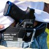 We The People Holsters - Thin Red Line - Left Hand - IWB Holster Compatible with Taurus TX22 Compact