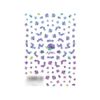 TSUMEKIRA NN-AJI-101 Nail Stickers, Hydrangea, Blue, Purple, 1 Sheet (x 1)