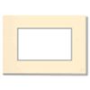 H1 Pine Frame With Black Mount 20" x 16" for Pic Size A3 (Plastic Glass)