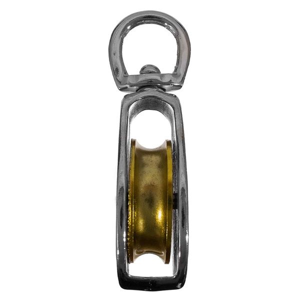 Single Wheel Pulley with Swivel Eye - 2 Inch Sheave Height