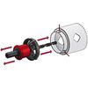 Disston QUICKCORE Universal Adapter, 10X FASTER CORE EJECTION, Part E0100232