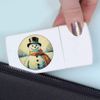 'Snowman Wearing A Top Hat' Pill Box with Tablet Splitter (PI00030167)