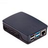 SB Components Official Raspberry Pi 4 Case, Black/Gray, ABS Material, Raspberry Pi Case, Anti-slip Feet