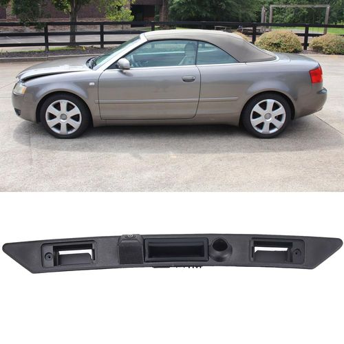With license plate lighting plug and play with microswitch with keyhole night vision HD reversing camera replacement for A4 S4 RS4 Quattro 8E2 B6 8EC B8 8K2 A4 Avant 8E 8H7 8H7 8HE 8ED B6 B7