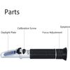 Salinity Refractometer, Automatic Temperature Compensation Handheld Salinity Refractometer, Hydrometer 0-100 ppt & 1,000-1,070 Specific Gravity ATC Refractometer for Sea Water Aquariums