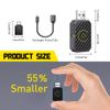 Mini Wireless CarPlay Adapter for Apple Plug Play Low Latency Converts Wired EPU