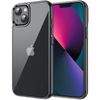 JETech Case for iPhone 13 6.1-Inch, Shockproof Bumper Cover, Anti-Scratch Clear Back (Black)