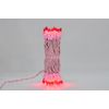 Brite Star 50 lt Designer Series Mini Light Set, Pink, Pink Wire
