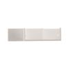 4 angles plats 30 x 10 white