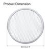 Sourcing Map 8" Aluminium Round Pizza Screen, Silver Tone