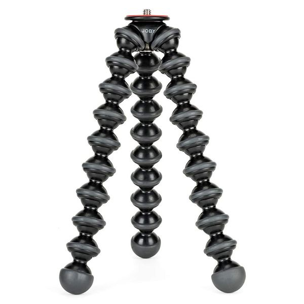 Jobby JB01575-PKK Camera Tripod, Mini Tripod, Gorilla Pod, 1K Stand, Load Capacity 2.2 lbs (1 kg), Flexible Tripod, Small, Lightweight, Single Leg, Mirrorless Camera, Black/Charcoal