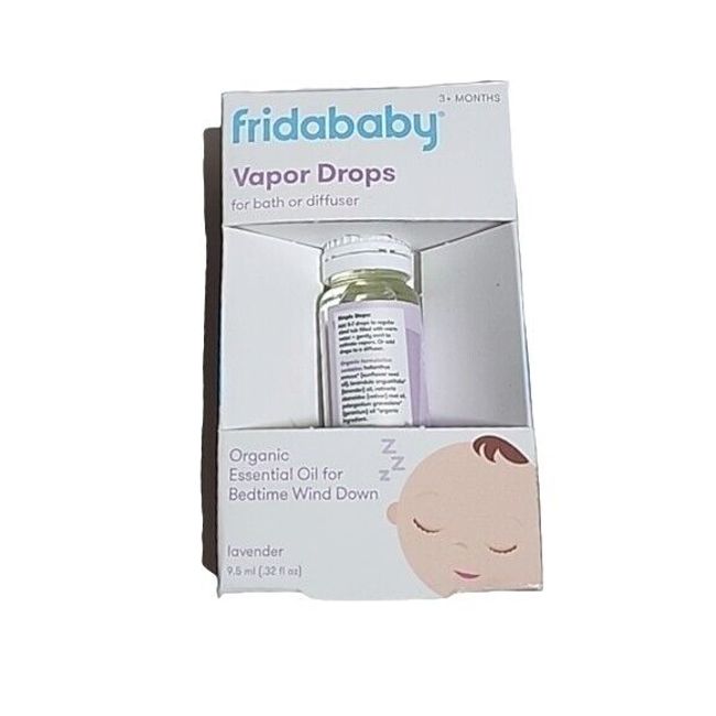 FRIDABABY VAPOR DROPS FOR BATH OR DIFFUSER ORGANIC ESSENTIAL OIL FOR BEDTIME LAV