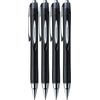 Uni-Ball Jetstream RT SXN-210 Rollerball Pen (Pack of 4) - Black