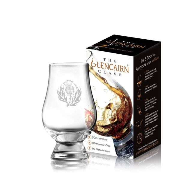 The Official Glencairn National Scottish Emblem The Thistle Scottish/Irish Whisky Glass