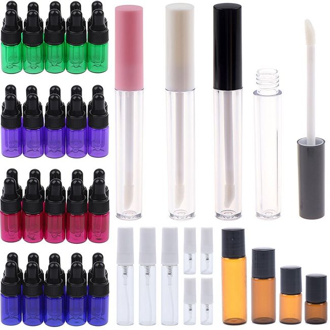 Cheap 10Pcs 3Ml Empty Lip Gloss Tube Diy Plastic Lip Gloss Bottle Cosmetic  Container