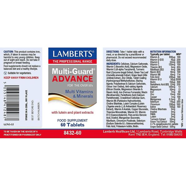 Lamberts - Multi-guard advance - 60 tabs